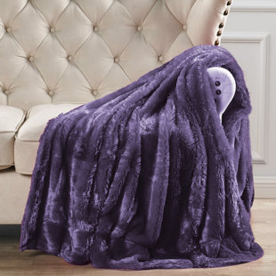 Luxury Collection Prologue Oversized Throw In Mauve Wayfair